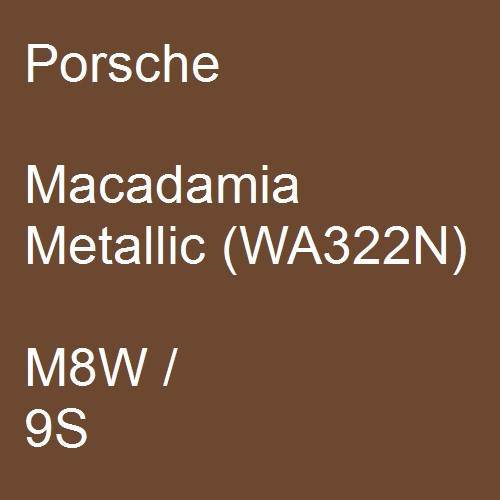 Porsche, Macadamia Metallic (WA322N), M8W / 9S.